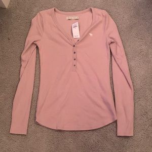 Light pink Abercrombie long sleeve